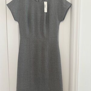 Elegant Gray Work Dress - J.Crew